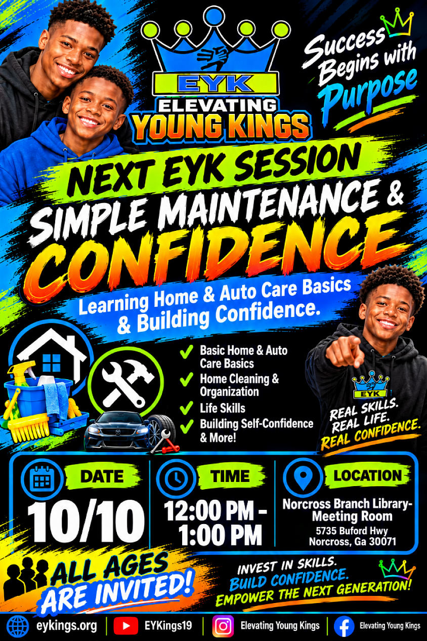 Upcoming Mentor Session, in Metro Atlanta.